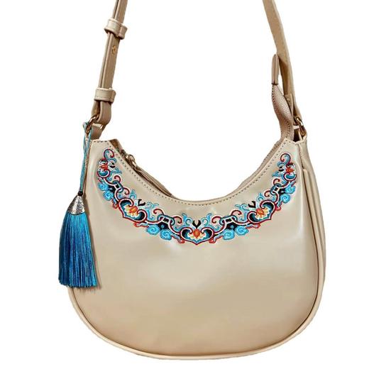 【预售3天】原创国潮民族风刺绣新款女手提包YWC1 商品图4