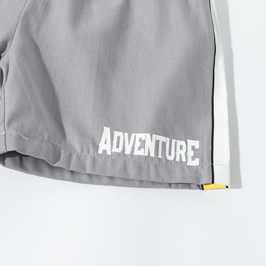 迪士尼2025夏季新款男童米奇短袖套装凉感拼接袖T恤宽松运动短裤两件套ZD2ET018 商品图10