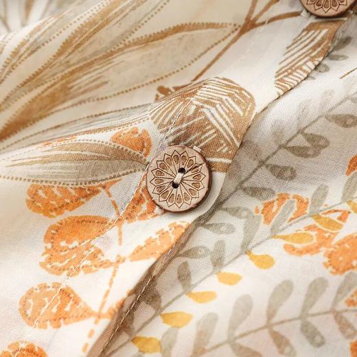 「高货wl」全新升级【铂金会员321/天猫429/差价108】(99721)洛诗琳夏季新款慵懒度假风翻领印花衬衫休闲高腰短裤两件套99721 商品图2