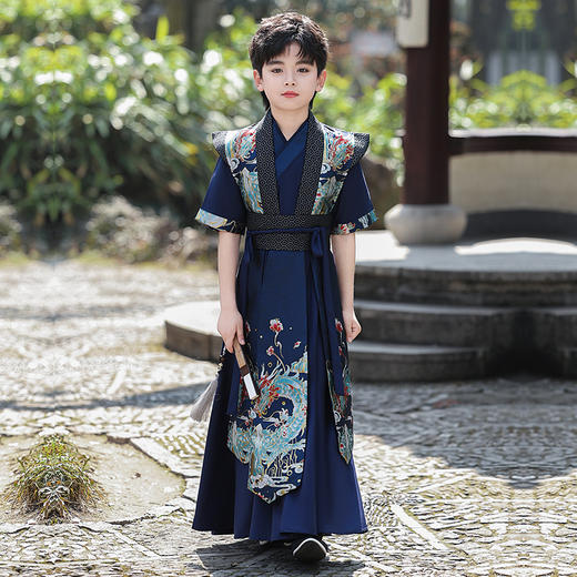 苏城纪夏新品男童汉服廷烨短袖 | 清凉透气✨古风小少爷必备！ 商品图0