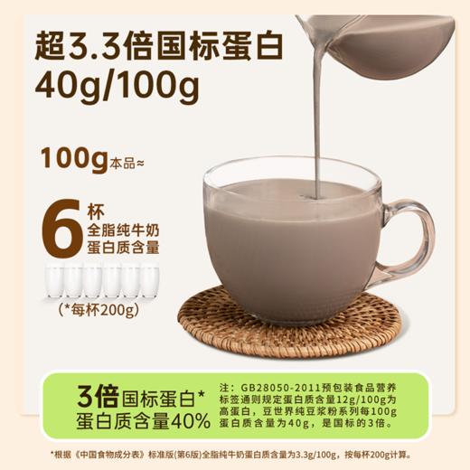 豆世界 有机豆浆粉 早餐豆浆原味豆浆 植物蛋白膳食纤维饱腹代餐 商品图3