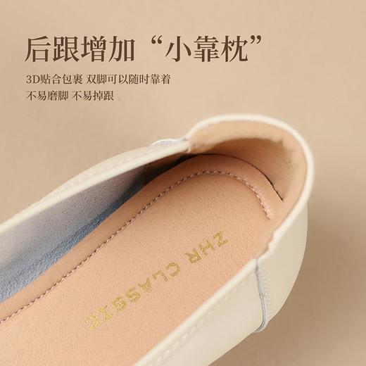 ZHR浅口单鞋女2025新款洋气百搭ins小皮鞋网红高级爆款玛丽珍鞋女 商品图3