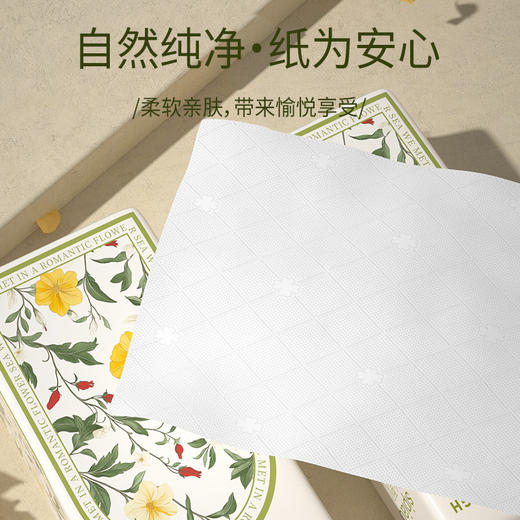 「12提装！高颜值」丝飘悬挂抽纸1000张 12包居家日用纸巾面巾纸实惠装整箱可擦手餐巾纸 商品图2
