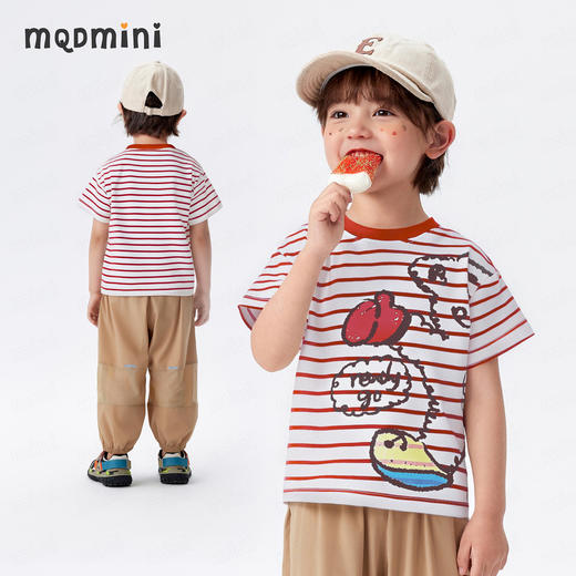 【90-140】【MQDmini】男童夏季卡通休闲短袖T恤 商品图1