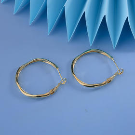 【宏艺珠宝】银影几何·银s925耳饰