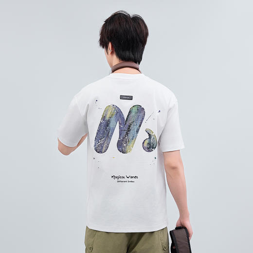 【新品上市】HX 夏季圆领短袖T恤微宽松版型S102522653101/02 商品图5