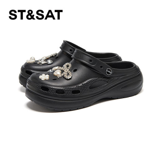 【悠游夏日】星期六钻饰珍珠厚底洞洞鞋SSD2110F5B 商品图10