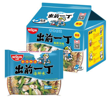 出前一丁日清 进口方便面 海鲜味100g*5袋 泡面拌面早餐零食中秋 /粮油调味 /方便食品 /方便面 商品图4