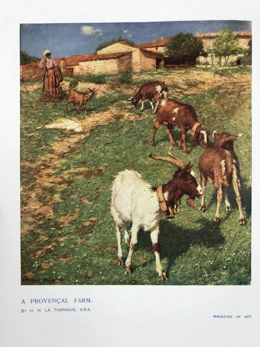 31.5*24.5cm！1904年 艺术杂志 数百幅插图 真皮精装大16开 商品图2