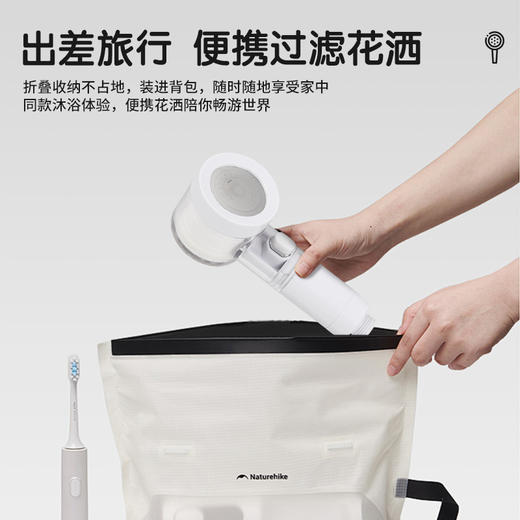 8290旅行花洒-透明白/8292旅行花洒-电镀 商品图1
