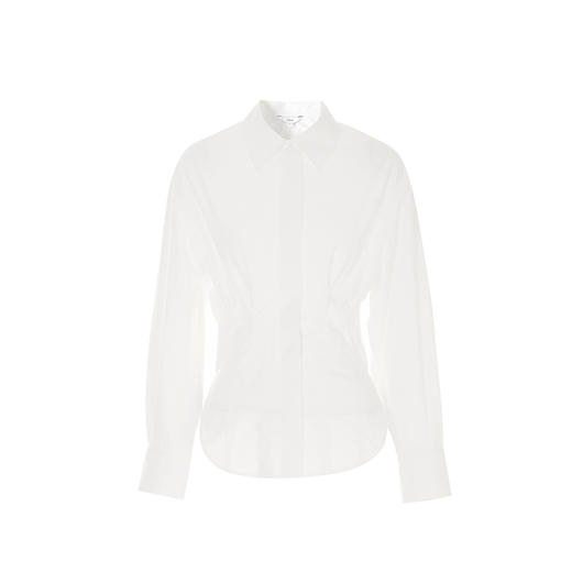 VIMAGE纬漫纪秋季新款时尚气质显瘦收腰设计简约百搭白衬衫V2209806 商品图5