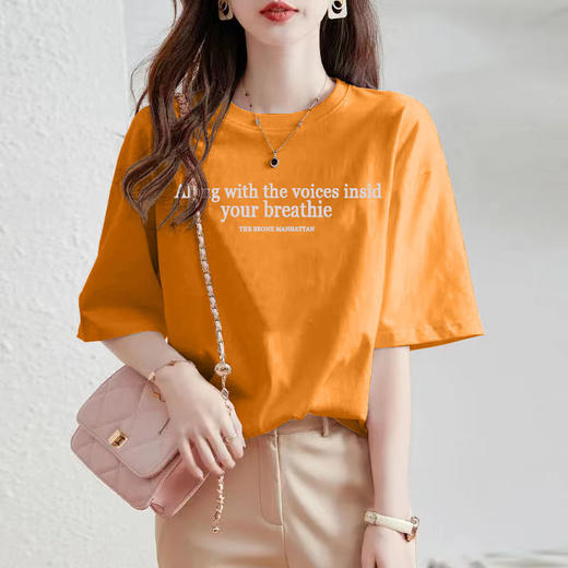 百媚生 纯棉100%短袖t恤1066 商品图8