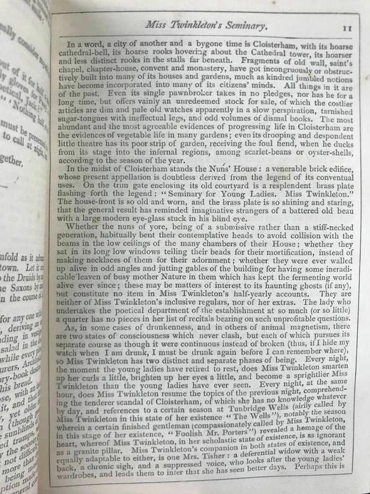 约19世纪后期 狄更斯《德鲁德疑案与其他故事》 8幅插图 真皮精装36开 商品图12