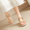 ZHR厚底凉鞋女鞋夏季新款女士软底休闲百搭轻便夏日交叉带凉鞋 商品缩略图8