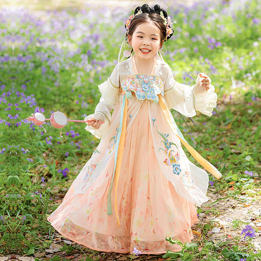 苏城纪夏新品女童汉服海棠 商品图6
