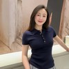 【à perles】纯真丝多巴胺 翻领修身轻薄POLO上衣 商品缩略图6