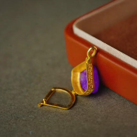 龢盒原创 冰种紫罗兰舒俱来吊坠 商品图3