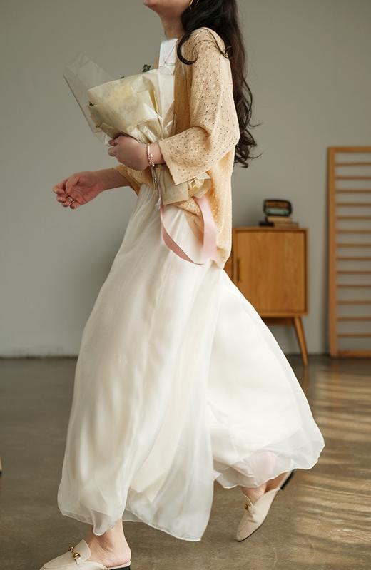 夏日清凉飘逸天丝雪纺阔腿裙裤 商品图2