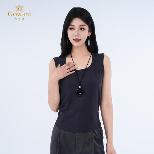 【多色可选】乔万尼夏季新品显瘦舒适背心EZ2H140 商品图4