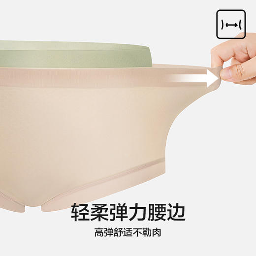 【草本初色粉红丝带联名款护理乳酸裤，6条装】抑菌乳酸裤，与肌肤无痕亲昵 商品图4