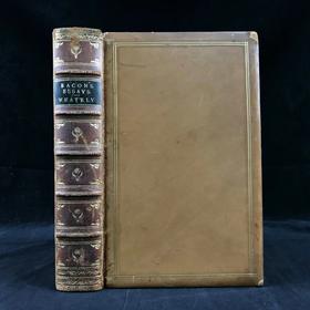 工坊特装本！1864年 培根随笔集 全真皮精装大32开