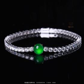【流光映翠】翡翠手链SZ12504036