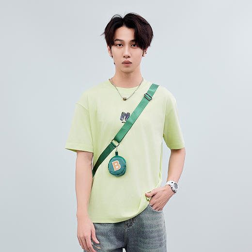 【新品上市】HX 夏季圆领短袖T恤微宽松版型S102522653101/02 商品图0
