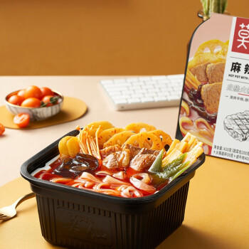 莫小仙自热火锅麻辣嫩牛410g/盒 方便速食品懒人重庆麻辣烫零食夜宵 /粮油调味 /方便食品 /方便火锅 商品图2