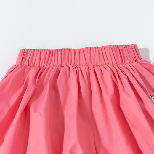 迪士尼2025夏季新款冰感短袖套装女童凉感T恤宽松透气短裤运动休闲套装ZD2ET050 商品图6