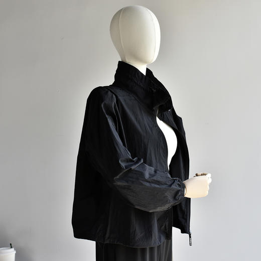 丁摩 【软壳高腰防晒衣】夏季新立领抽绳收腰户外防晒冲锋衣外套女夹克5ZF-B225 商品图5