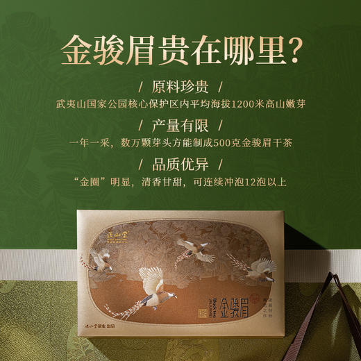 2025新茶 正山堂宋风雅韵金骏眉礼盒装 特级桐木关红茶正宗年货送礼长辈102g 商品图3