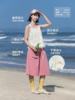 早乙女惠子saotome/STMBX252187/蕾丝拼接抽褶吊带背心 商品缩略图1