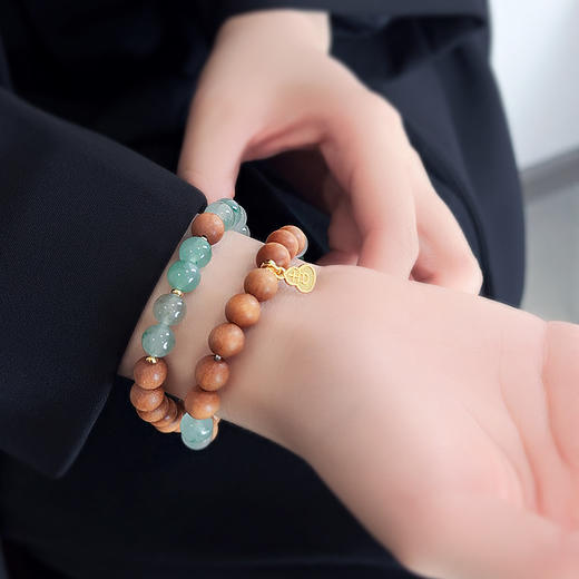 【玉石家族的跨界新贵】BAOFANDI宝梵迪新中式系列非洲翠手串 4款可选 色泽清透温润 带礼盒证书！ 商品图7