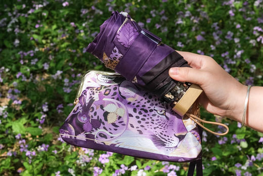 豹越繁花 五折晴雨伞 商品图4