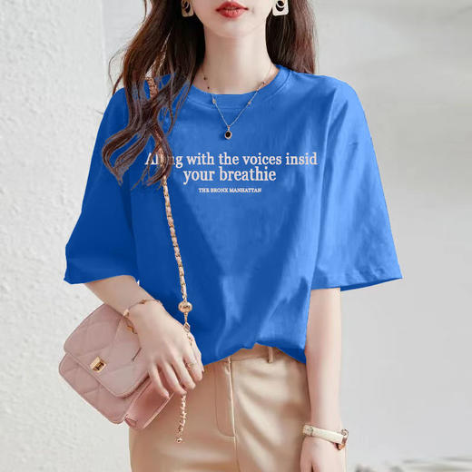 百媚生 纯棉100%短袖t恤1066 商品图5