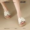 ZHR一字拖女2025新款夏季休闲百搭拖鞋女洋气ins厚底沙滩拖鞋外出 商品缩略图4