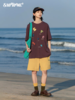 早乙女惠子saotome/STMDX252217/攀岩石字母变形印花短袖T恤 商品缩略图2