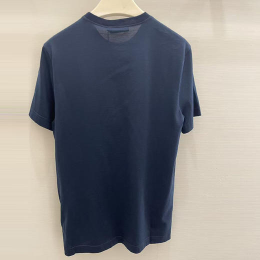 KITON 男士圆领短袖T恤 深蓝色 UMM061601002 商品图1