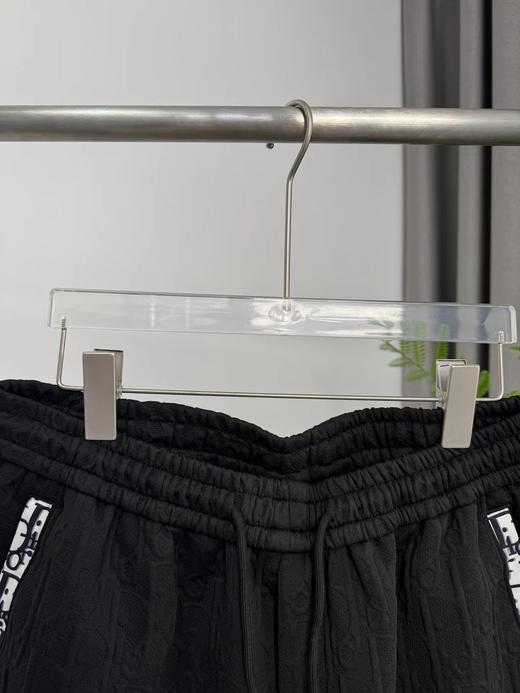 D051266满印老花暗纹提花 logo深色情侣休闲五分裤短裤 商品图5