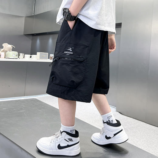 男童夏季薄款运动短裤 亲子装夏装男孩夏款裤子五分裤潮 商品图3