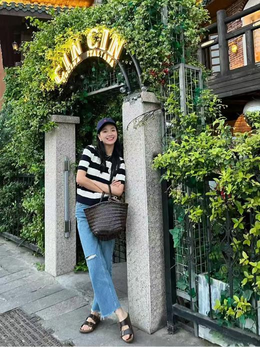 懒人一脚蹬杨幂同款复古搭扣勃肯凉拖 商品图4