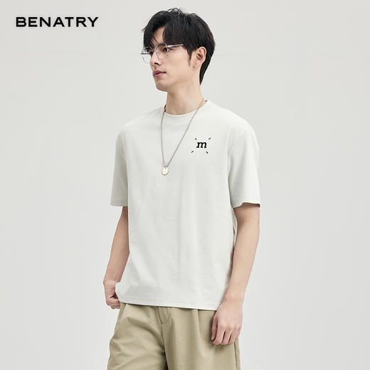 贝纳川夏季圆领多色短袖T恤ECF114107 商品图8