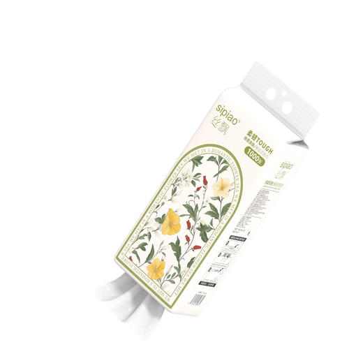 「12提装！高颜值」丝飘悬挂抽纸1000张 12包居家日用纸巾面巾纸实惠装整箱可擦手餐巾纸 商品图4