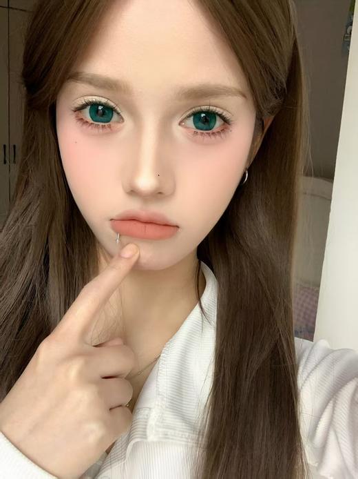 <月抛尝鲜活动>-SUMMERBABY月抛-苍翠深青-14.5mm【0-800度 无525/575】 商品图1