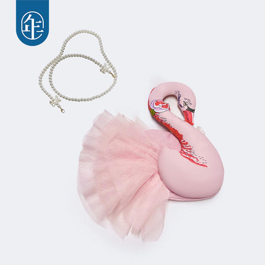 年衣童装斜挎包25夏季新款中式甜美原创设计手提包天鹅舞会提包 商品图3