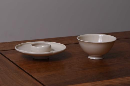 全手工定窑 宋韵芳华茶盏  定瓷风雅 商品图3