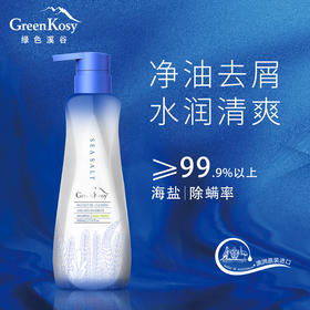绿色溪谷海盐净油去屑洗发乳480ml