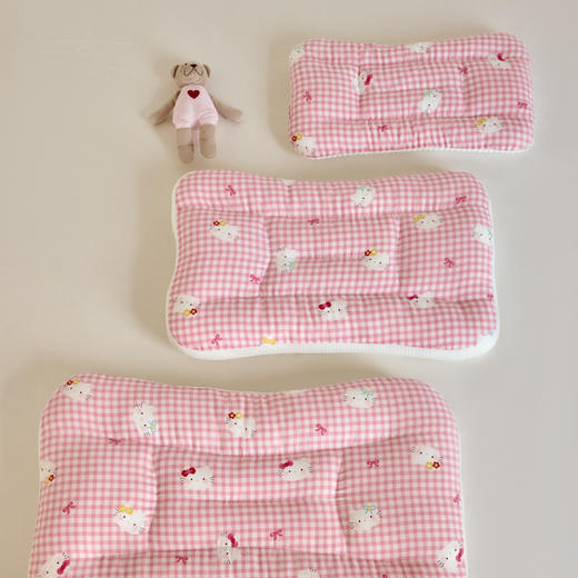 自然醒A类母婴级双感卡通亲子枕全棉双层纱枕头枕芯纯棉儿童幼儿园午睡学生成人护颈椎助睡眠XK 商品图10