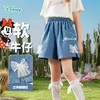 迪士尼2025夏季女新款牛仔短裤柔软舒适休闲裤卡通米妮印花透气短裤ZD2EK021 商品缩略图0