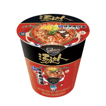 统一汤达人 韩式辣牛肉汤面 杯面 82克*12杯 整箱批发 方便面泡面速食 /粮油调味 /方便食品 /方便面 商品图1